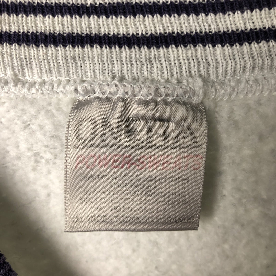 90'S ONEITA College Sweatshirt, Made in USA, Men's XXL, Vintage cotton gray type Vintage Second Hand