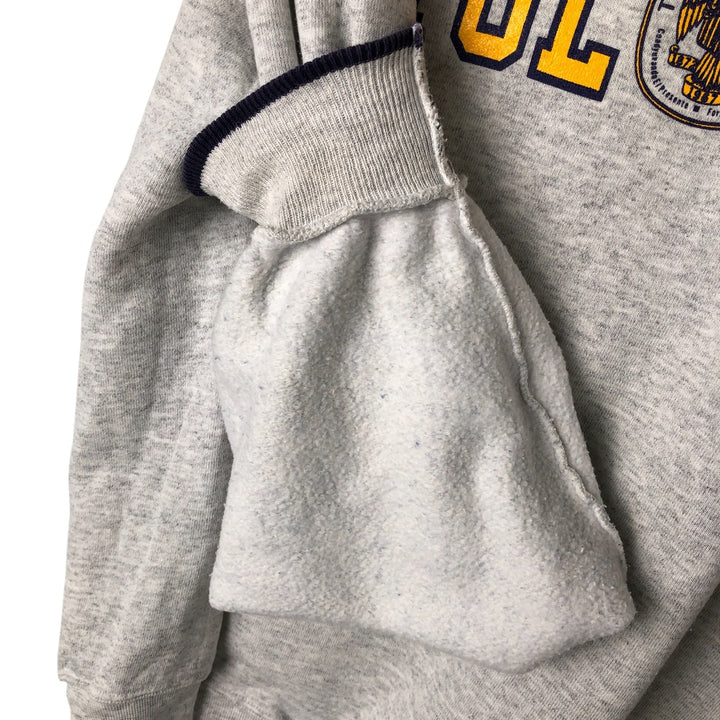90'S ONEITA College Sweatshirt, Made in USA, Men's XXL, Vintage cotton gray type Vintage Second Hand
