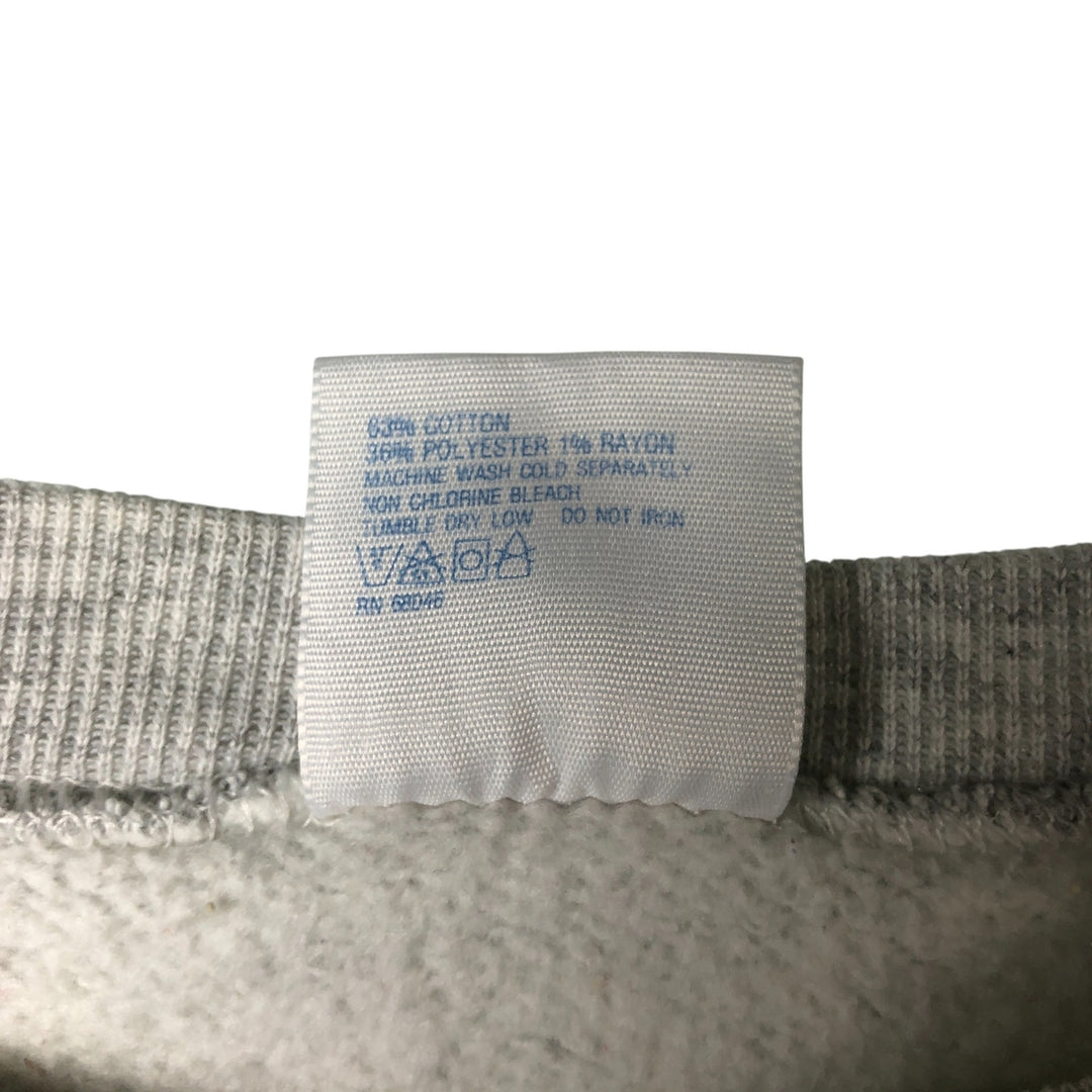 Vintage 90'S Tultex SuperWeight College Sweatshirt, Made in USA, Men's Size L cotton gray type Vintage Second Hand