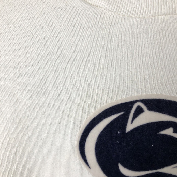 Vintage 1990'S Russell Pennsylvania State University college sweatshirt, made in the USA, size L, men's cotton white type Vintage Second Hand