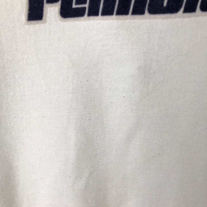 Vintage 1990'S Russell Pennsylvania State University college sweatshirt, made in the USA, size L, men's cotton white type Vintage Second Hand