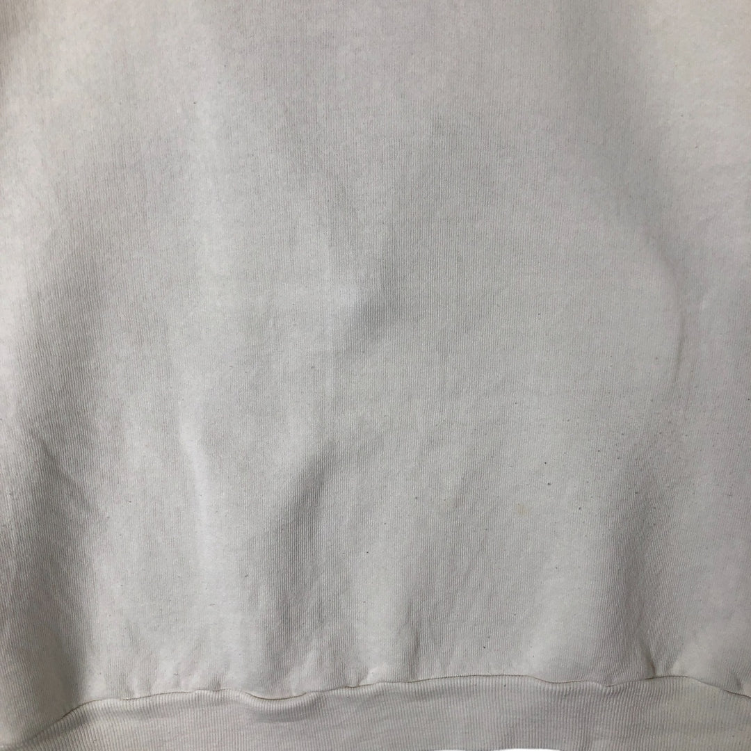 Vintage 1990'S Russell Pennsylvania State University college sweatshirt, made in the USA, size L, men's cotton white type Vintage Second Hand