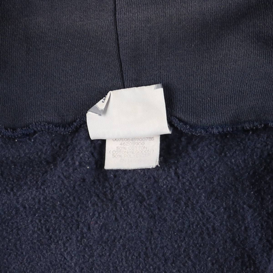 Lee Heavyweight Full Zip Sweatshirt Hoodie, Men's Size L cotton navy blue type Vintage Second Hand