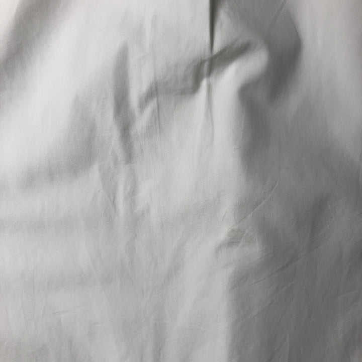 Ralph Lauren YARMOUTH long sleeve button down shirt, men's size M cotton white type Vintage Second Hand