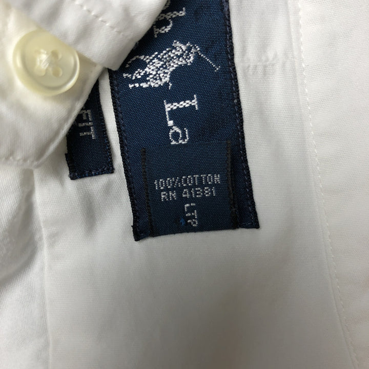 Ralph Lauren Classic Fit Long Sleeve Button Down Shirt Men's XL cotton white type Vintage Second Hand