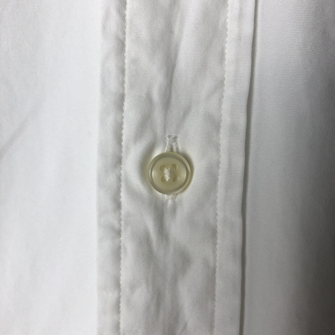 Ralph Lauren Classic Fit Long Sleeve Button Down Shirt Men's XL cotton white type Vintage Second Hand