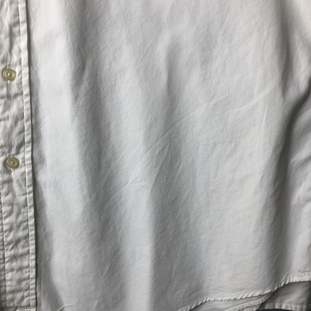 Ralph Lauren Classic Fit Long Sleeve Button Down Shirt Men's XL cotton white type Vintage Second Hand
