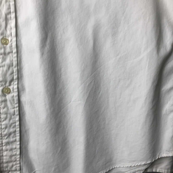 Ralph Lauren Classic Fit Long Sleeve Button Down Shirt Men's XL cotton white type Vintage Second Hand