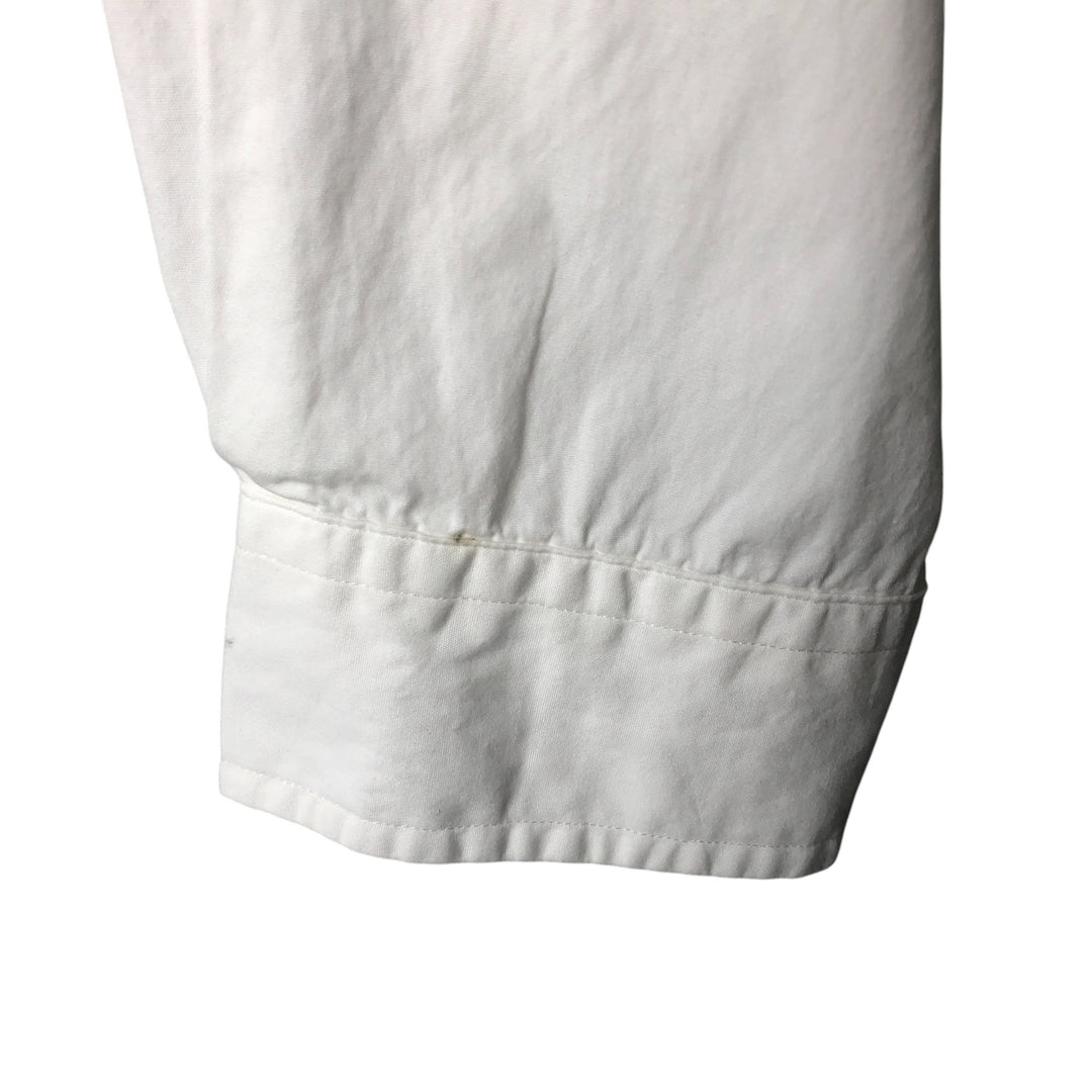 Ralph Lauren Classic Fit Long Sleeve Button Down Shirt Men's XL cotton white type Vintage Second Hand