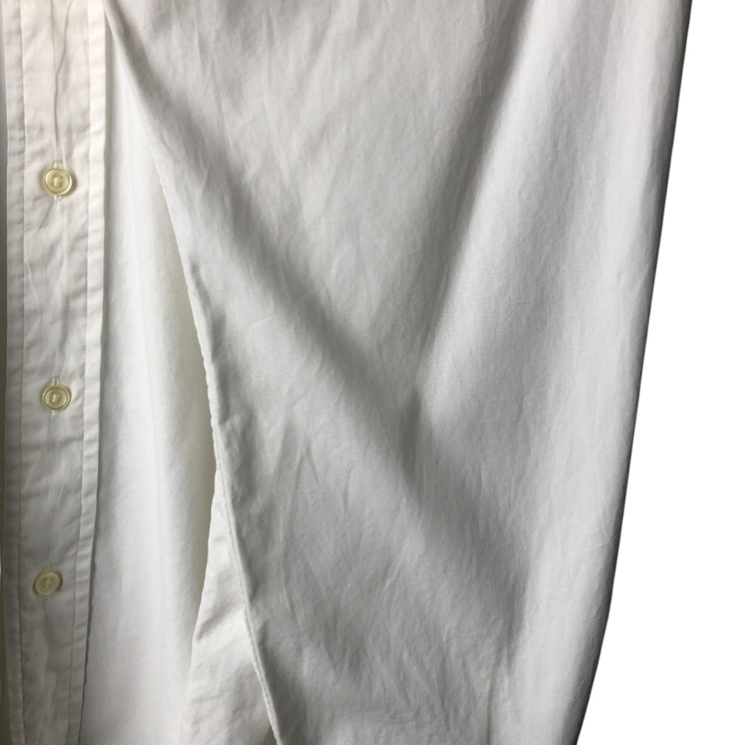 Ralph Lauren Classic Fit Long Sleeve Button Down Shirt Men's XL cotton white type Vintage Second Hand