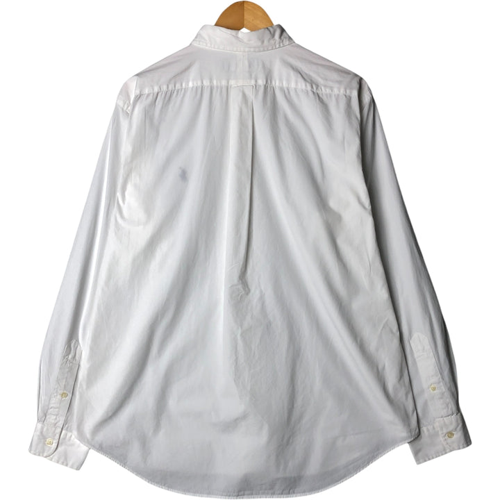 Ralph Lauren Classic Fit Long Sleeve Button Down Shirt, Men's Size L cotton white type Vintage Second Hand