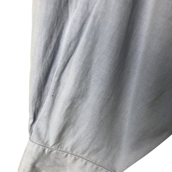 Ralph Lauren YARMOUTH long sleeve button down shirt, men's XL size cotton Blue type light blue Vintage Second Hand