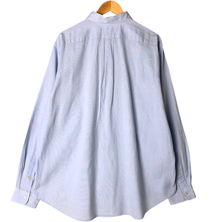 Ralph Lauren Classic Fit Long Sleeve Button Down Shirt Men's XL cotton Blue type light blue Vintage Second Hand