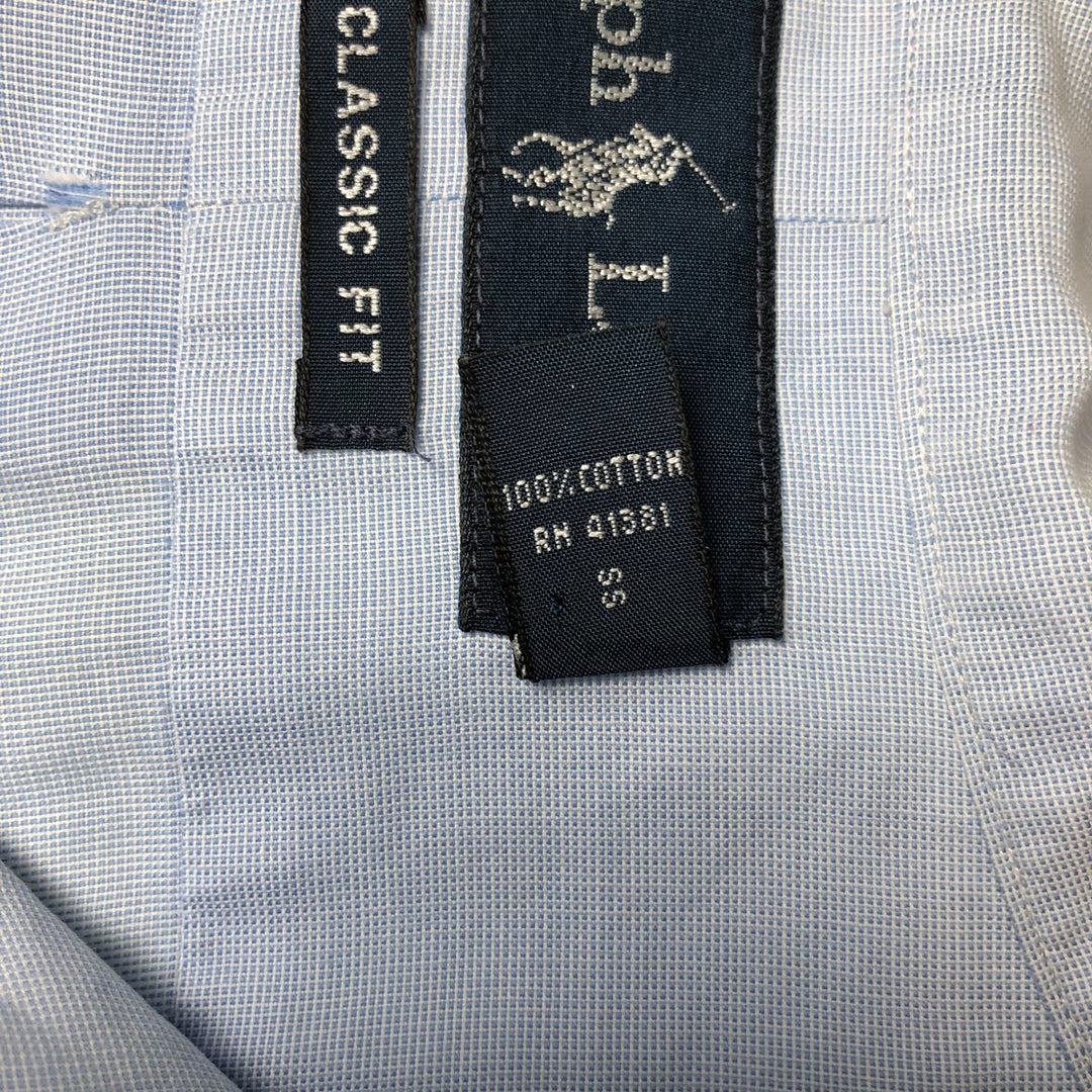 Ralph Lauren Classic Fit Long Sleeve Button Down Shirt Men's XL cotton Blue type light blue Vintage Second Hand