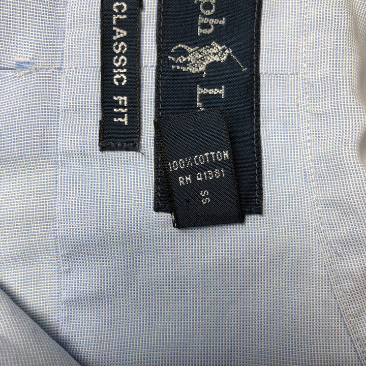 Ralph Lauren Classic Fit Long Sleeve Button Down Shirt Men's XL cotton Blue type light blue Vintage Second Hand