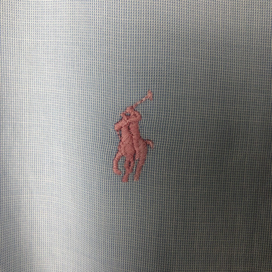 Ralph Lauren Classic Fit Long Sleeve Button Down Shirt Men's XL cotton Blue type light blue Vintage Second Hand