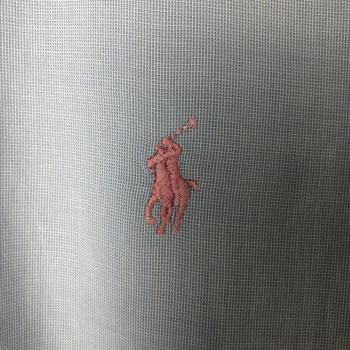 Ralph Lauren Classic Fit Long Sleeve Button Down Shirt Men's XL cotton Blue type light blue Vintage Second Hand