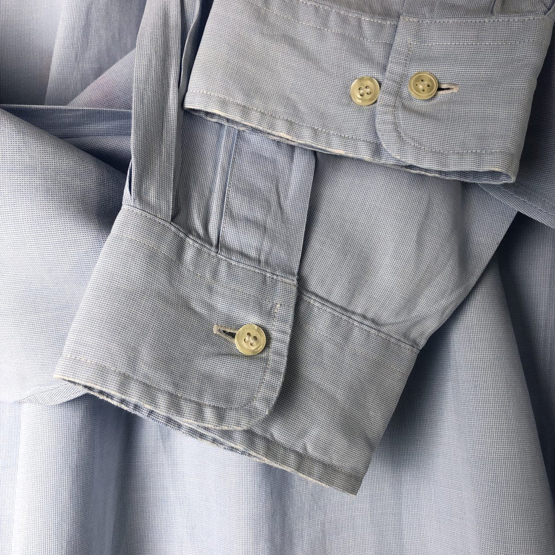 Ralph Lauren Classic Fit Long Sleeve Button Down Shirt Men's XL cotton Blue type light blue Vintage Second Hand