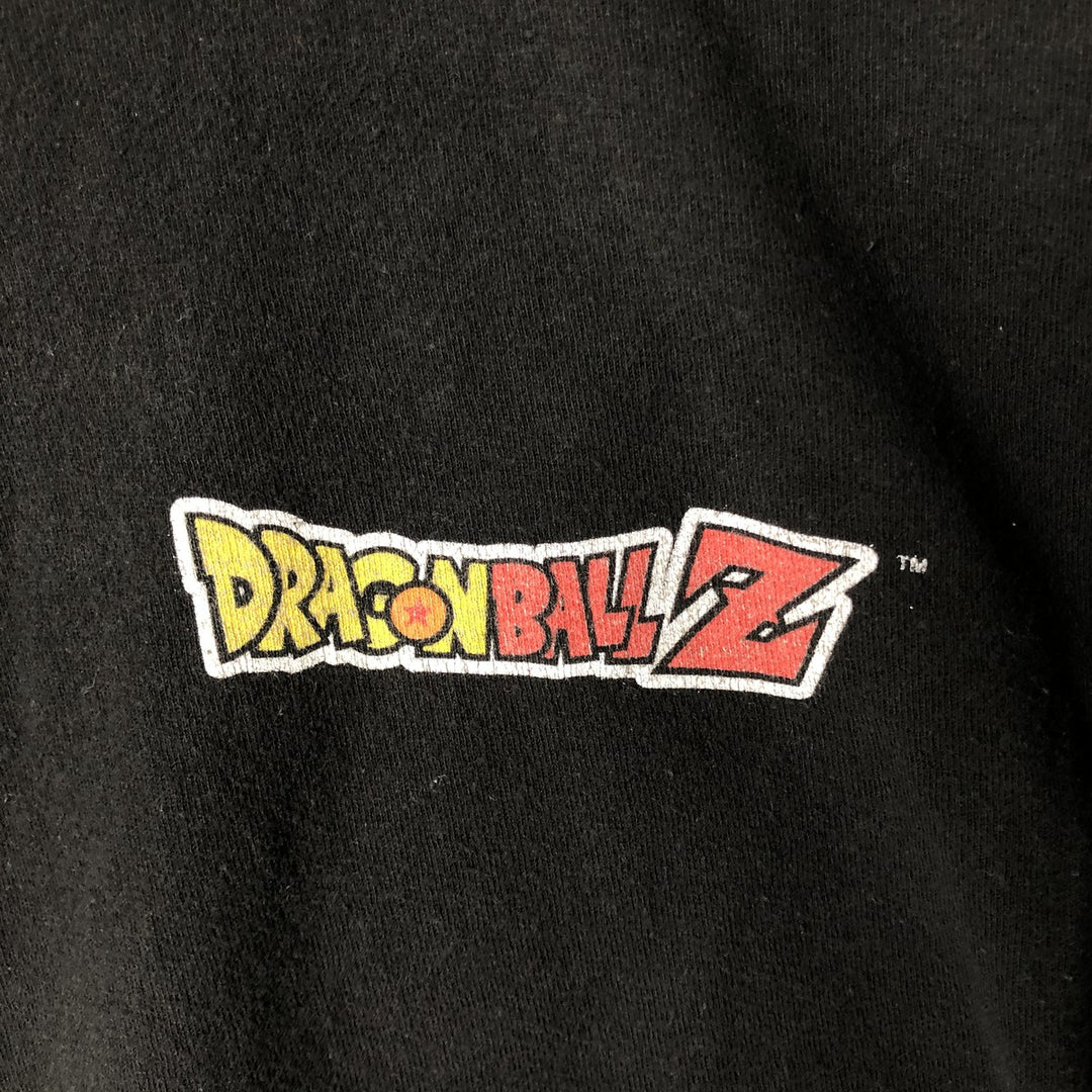 DRAGONBALL Z Dragon Ball Z Anime Character Print T-Shirt Men's Size L cotton black type Vintage Second Hand