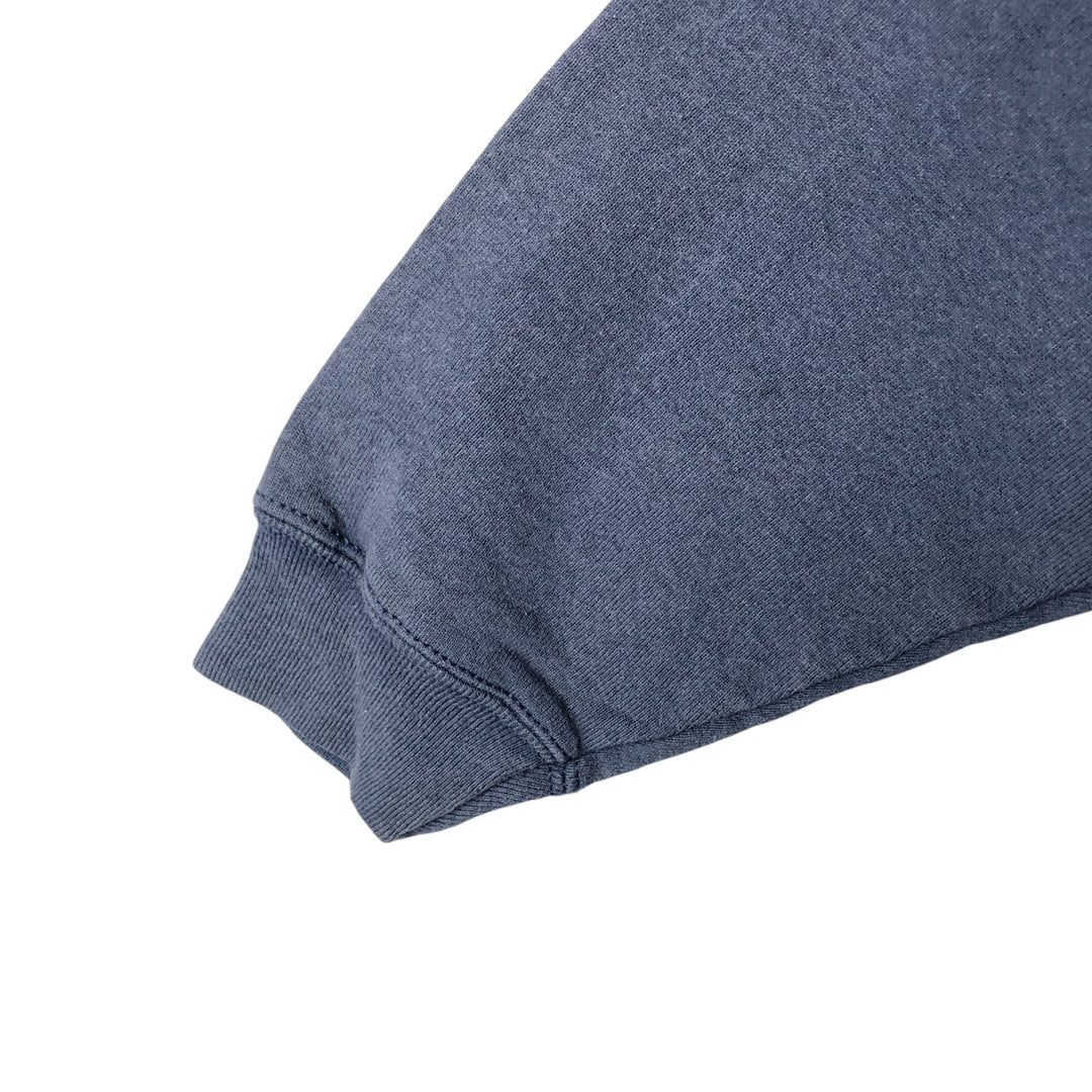 Fruit of the Loom printed sweatshirt, men's size L cotton navy blue type Vintage Second Hand