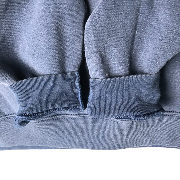 Fruit of the Loom printed sweatshirt, men's size L cotton navy blue type Vintage Second Hand
