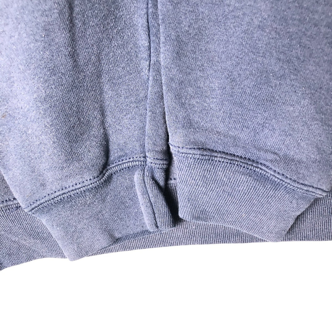 Fruit of the Loom printed sweatshirt, men's size L cotton navy blue type Vintage Second Hand