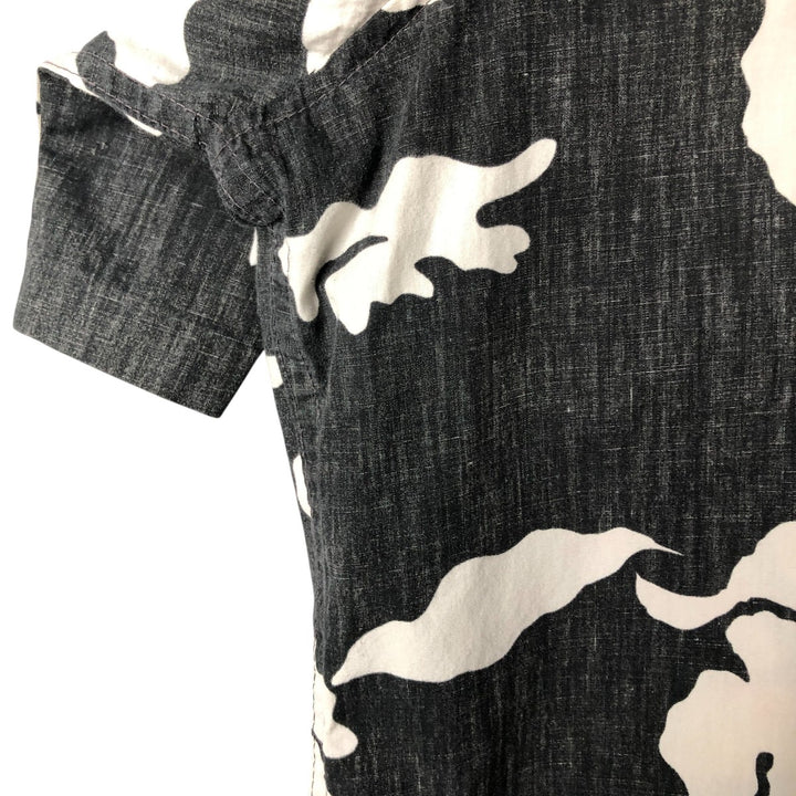 Reyn Spooner Commemorative Classics All-Over Print Hawaiian Aloha Shirt, Box Shirt, Made in Hawaii, Men's XL cotton black type Vintage Second Hand