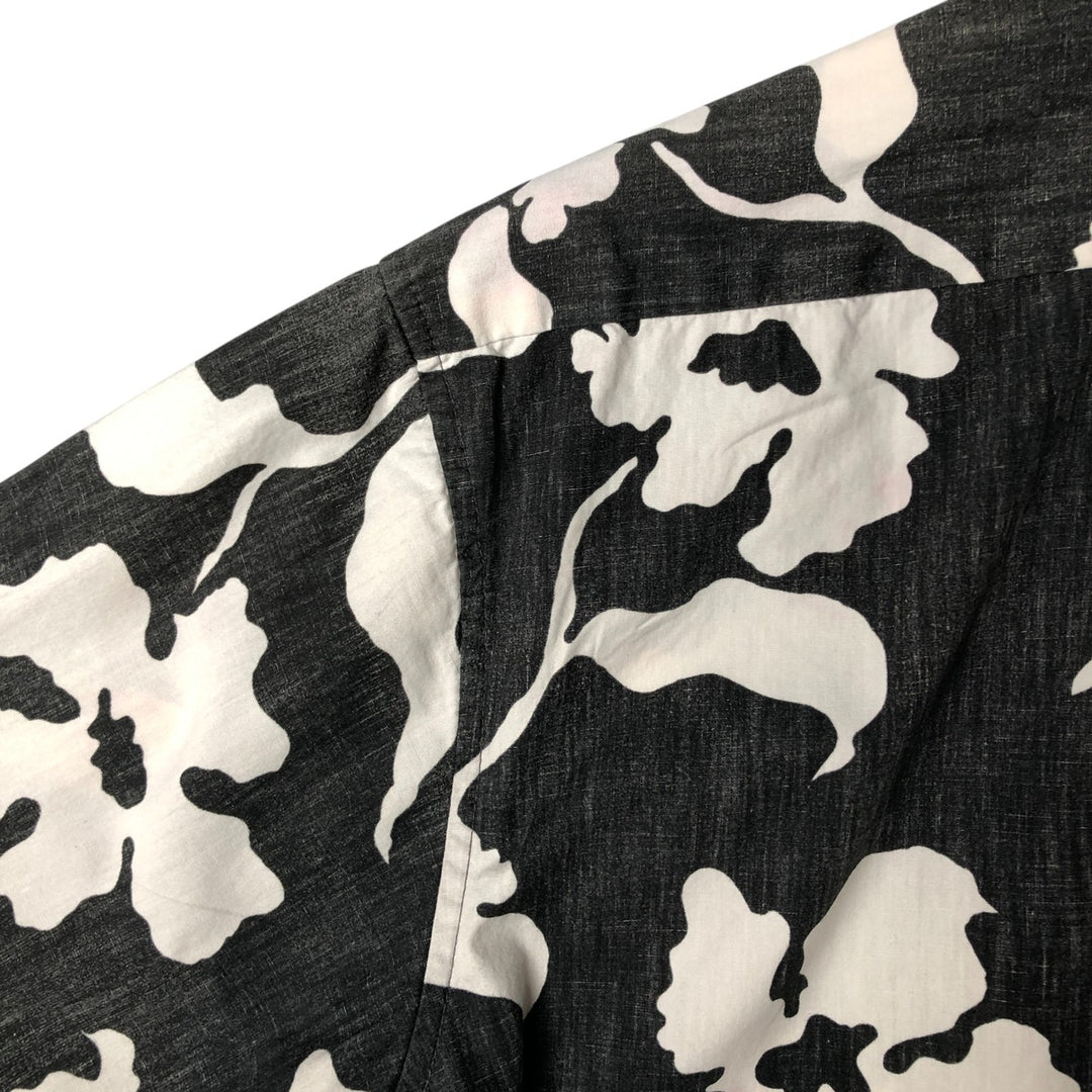 Reyn Spooner Commemorative Classics All-Over Print Hawaiian Aloha Shirt, Box Shirt, Made in Hawaii, Men's XL cotton black type Vintage Second Hand
