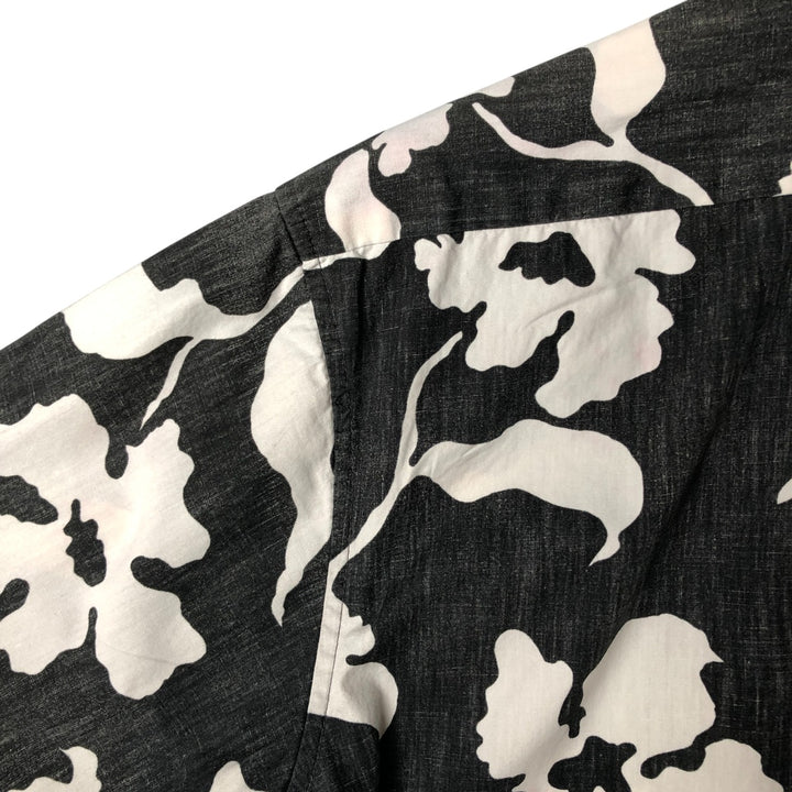 Reyn Spooner Commemorative Classics All-Over Print Hawaiian Aloha Shirt, Box Shirt, Made in Hawaii, Men's XL cotton black type Vintage Second Hand