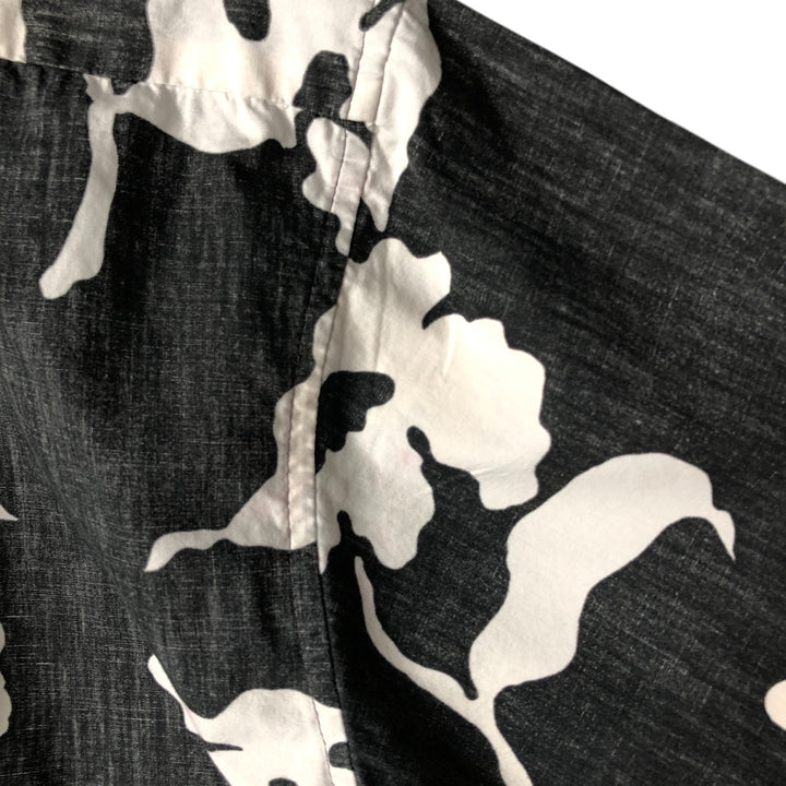 Reyn Spooner Commemorative Classics All-Over Print Hawaiian Aloha Shirt, Box Shirt, Made in Hawaii, Men's XL cotton black type Vintage Second Hand