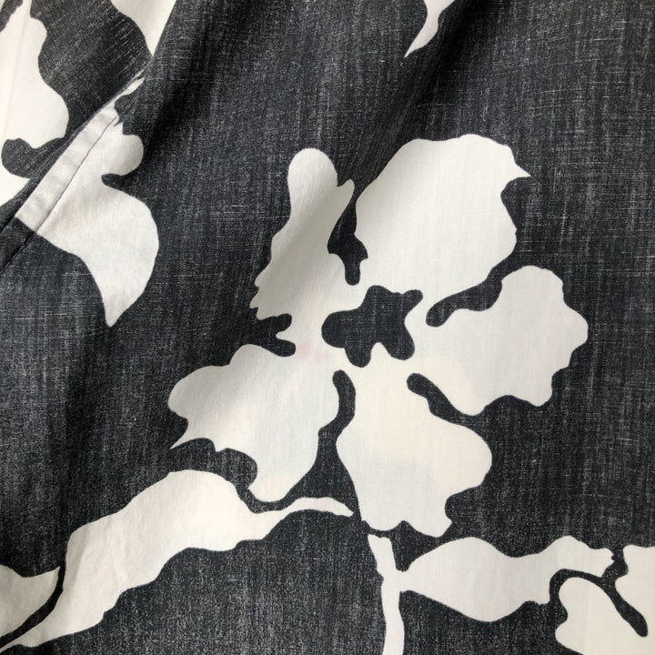 Reyn Spooner Commemorative Classics All-Over Print Hawaiian Aloha Shirt, Box Shirt, Made in Hawaii, Men's XL cotton black type Vintage Second Hand