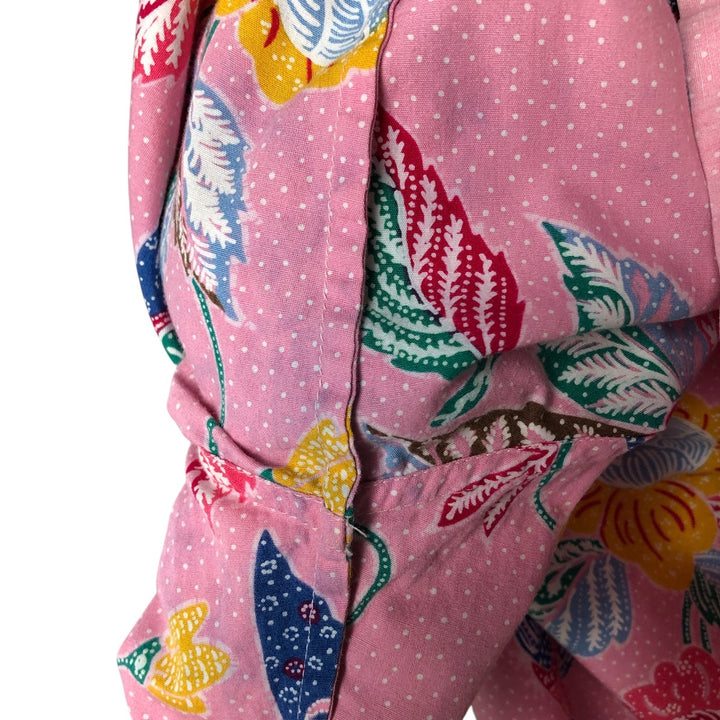 80'S Reyn Spooner Gold Tag All-Over Print Pullover Button-Down Hawaiian Aloha Shirt, Men's Size L cotton pink type Vintage Second Hand