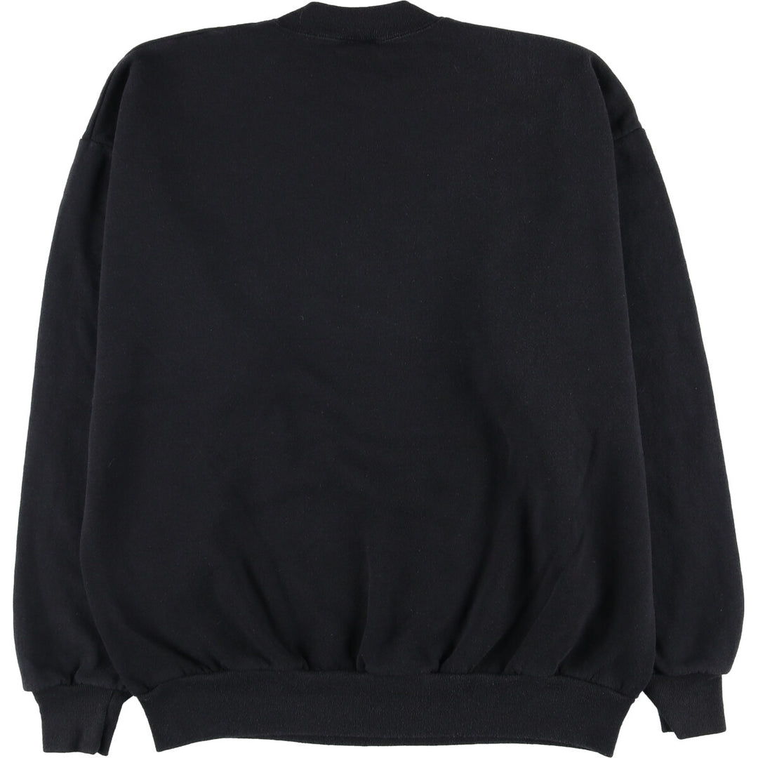 Vintage 80s-90'S Jerseys MetLife Advertising Sweatshirt, Made in USA, Men's XL cotton black type Vintage Second Hand