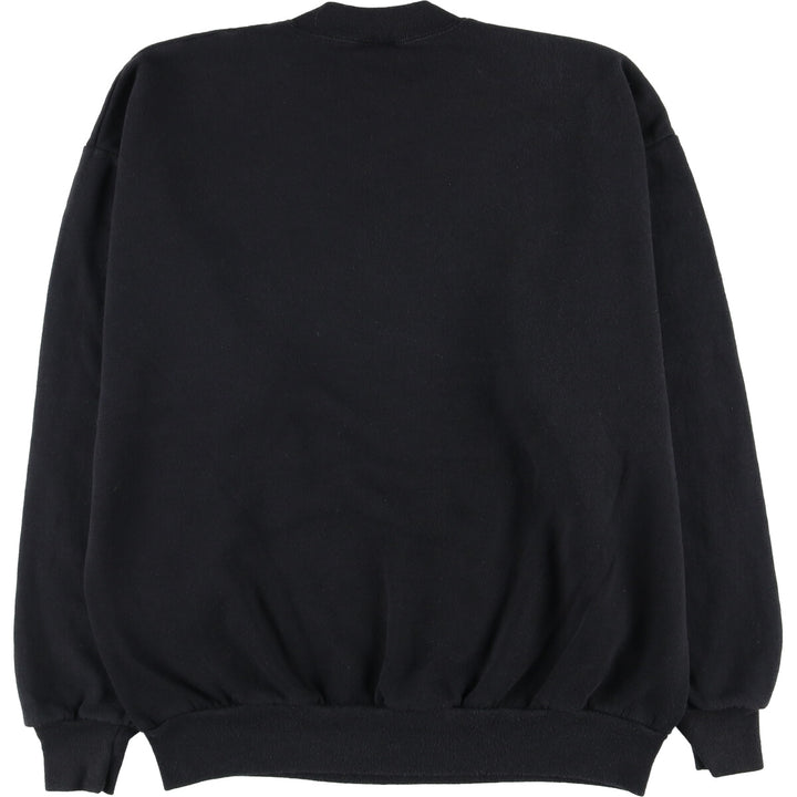 Vintage 80s-90'S Jerseys MetLife Advertising Sweatshirt, Made in USA, Men's XL cotton black type Vintage Second Hand