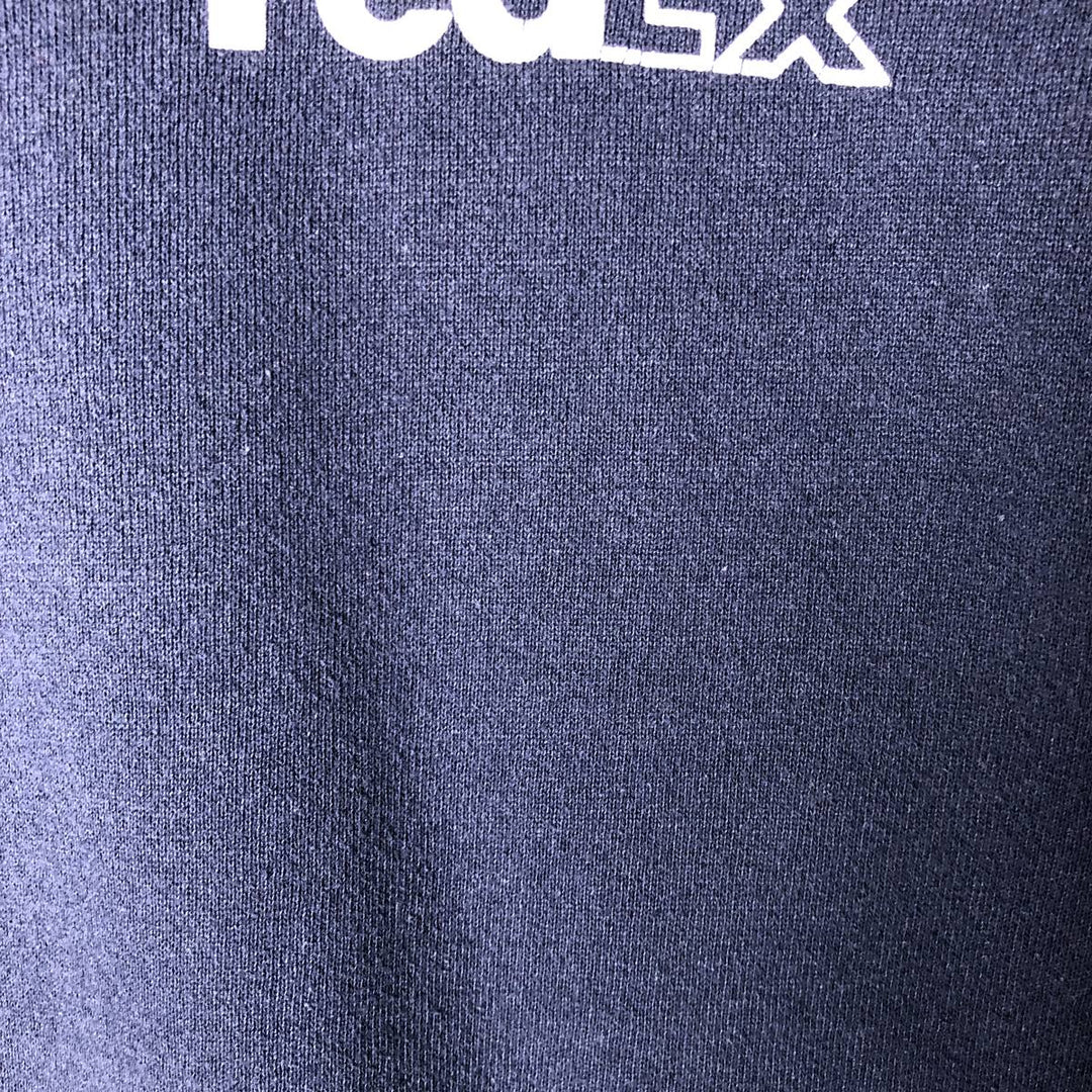 Vintage Lee FedEx Advertising Sweatshirt from the 90s-00s, Men's XL cotton navy blue type Vintage Second Hand