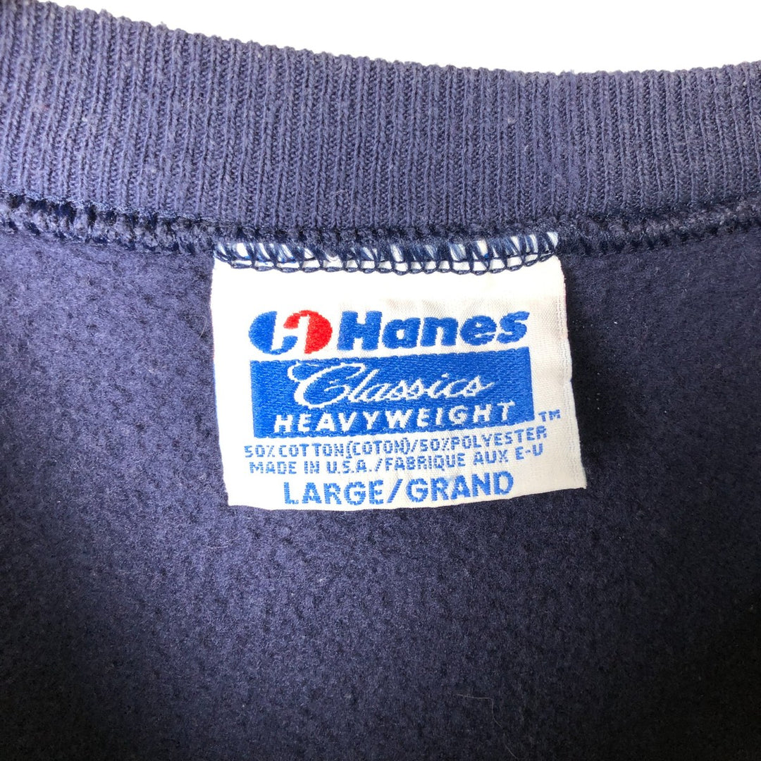 Vintage 1980'S Hanes blue tag AT&T Advertising sweatshirt, made in the USA. cotton navy blue type Vintage Second Hand