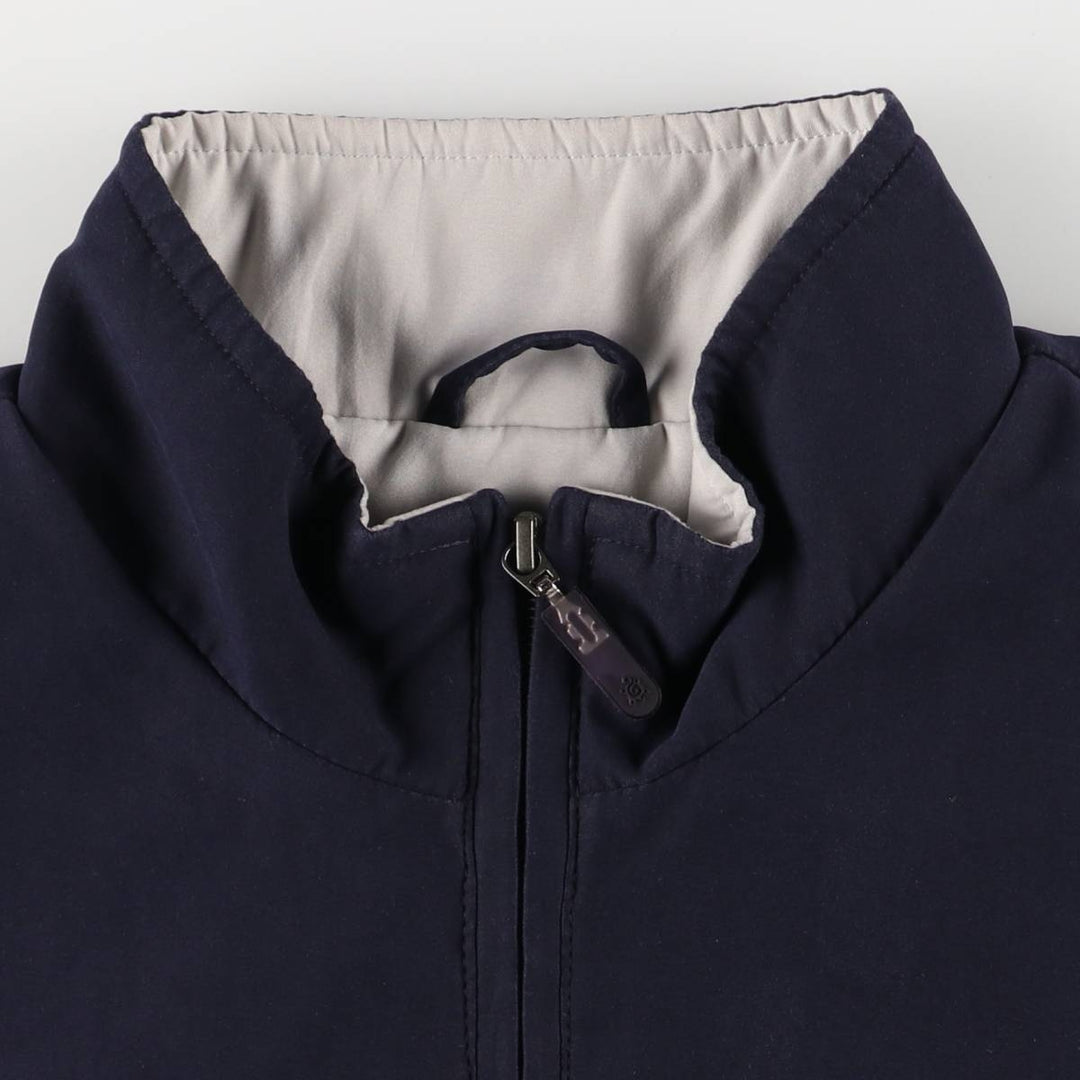 TURTLESON Pullover Half-Zip Warm-Up Vest, Men's XL polyester navy blue type Vintage Second Hand
