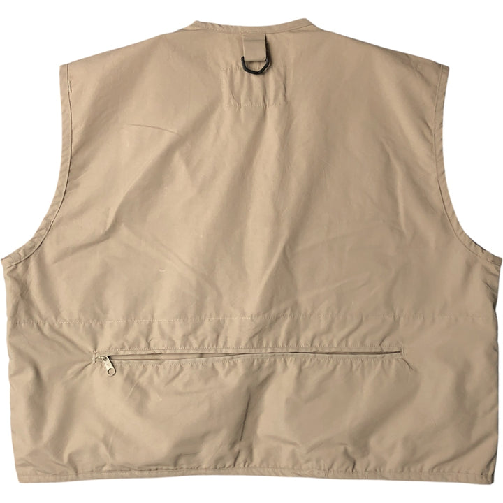 Vintage 90'S Prestige Rio Bravo Fishing Vest, Men's Size L cotton Beige type Vintage Second Hand
