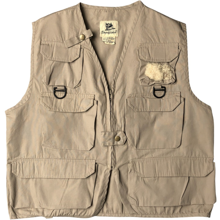 Vintage 90'S Sportfisher fishing vest, size M, men's cotton Beige type Vintage Second Hand