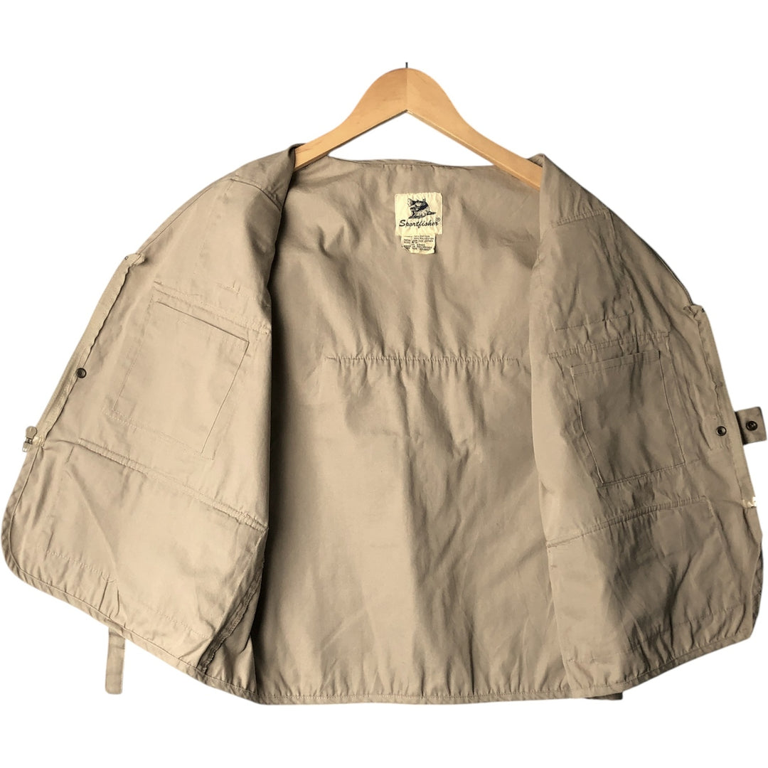 Vintage 90'S Sportfisher fishing vest, size M, men's cotton Beige type Vintage Second Hand