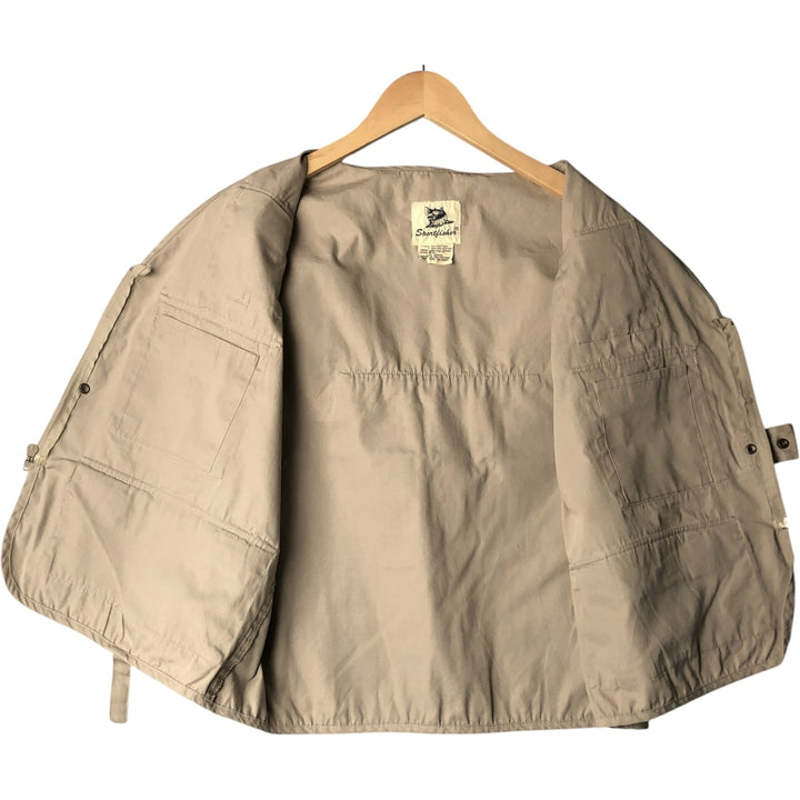 Vintage 90'S Sportfisher fishing vest, size M, men's cotton Beige type Vintage Second Hand