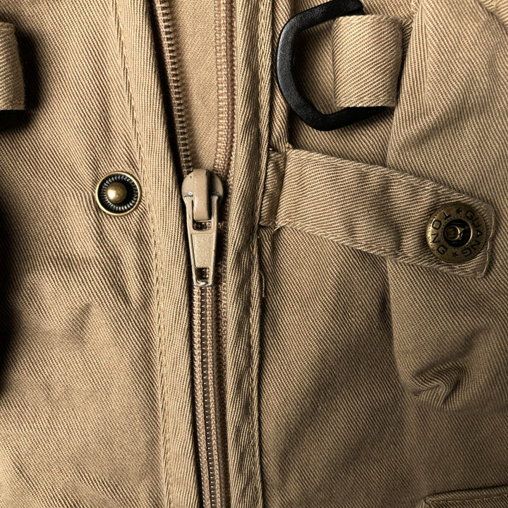 Vintage 90'S Ausable Fishing Vest, Men's Size L unclear beige type brown Vintage Second Hand