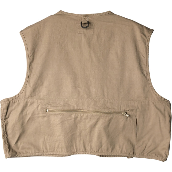 Vintage 90'S Ausable Fishing Vest, Men's Size L cotton beige type brown Vintage Second Hand