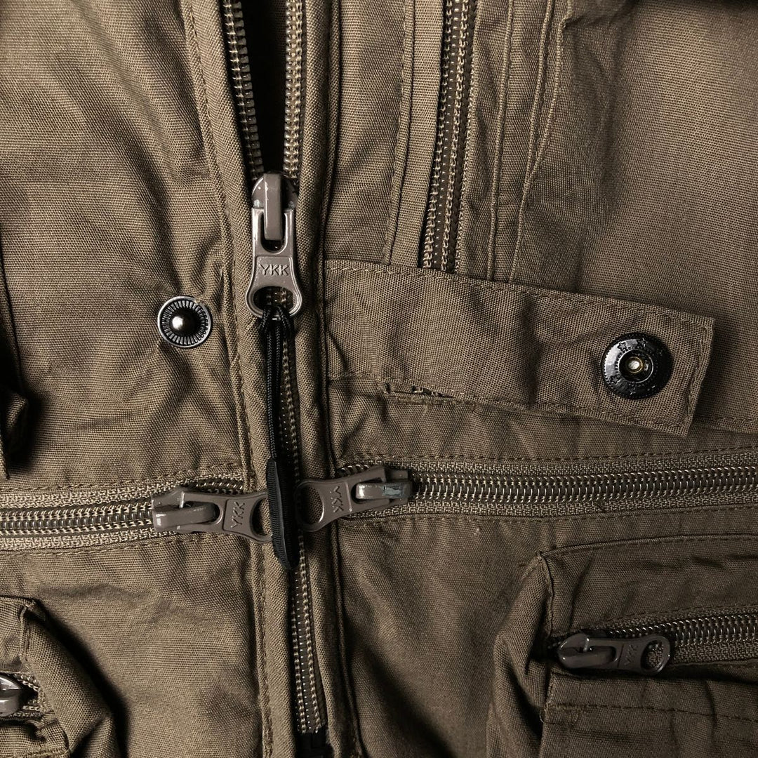 GANDER MOUNTAIN Fishing Vest, Men's Size L cotton brown type Vintage Second Hand