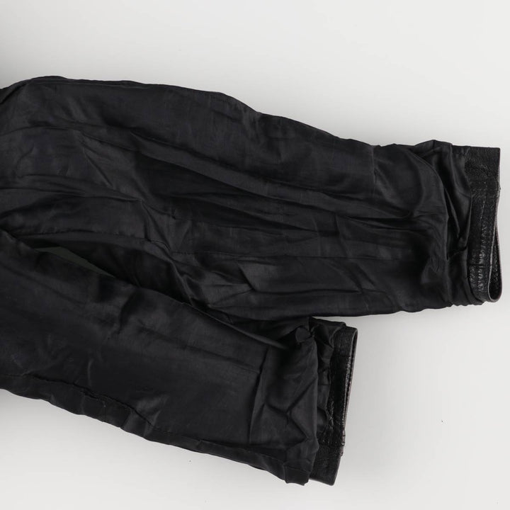 90'S Wilsons Leather Double Rider Jacket, Women's Size Medium, Vintage genuine leather black type Vintage Second Hand