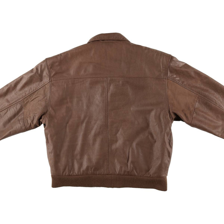 ARCHTECT A-2 Type Padded Leather Flight Jacket, Women's Size Medium genuine leather red type reddish brown Vintage Second Hand