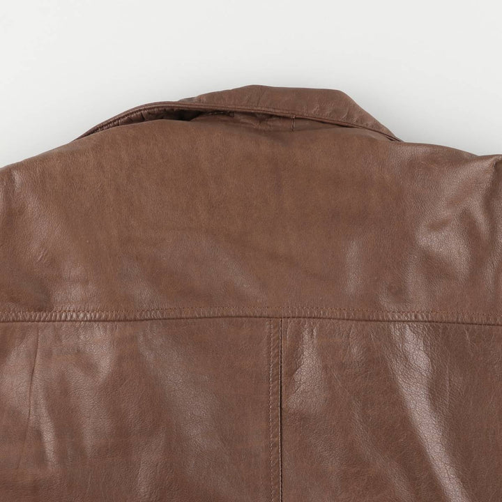 ARCHTECT A-2 Type Padded Leather Flight Jacket, Women's Size Medium genuine leather red type reddish brown Vintage Second Hand