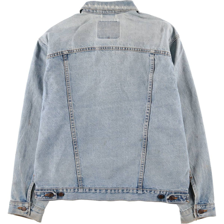 90'S Levi's 70507-0389 denim jacket, denim jacket, made in USA, men's size M, vintage cotton blue type Vintage Second Hand