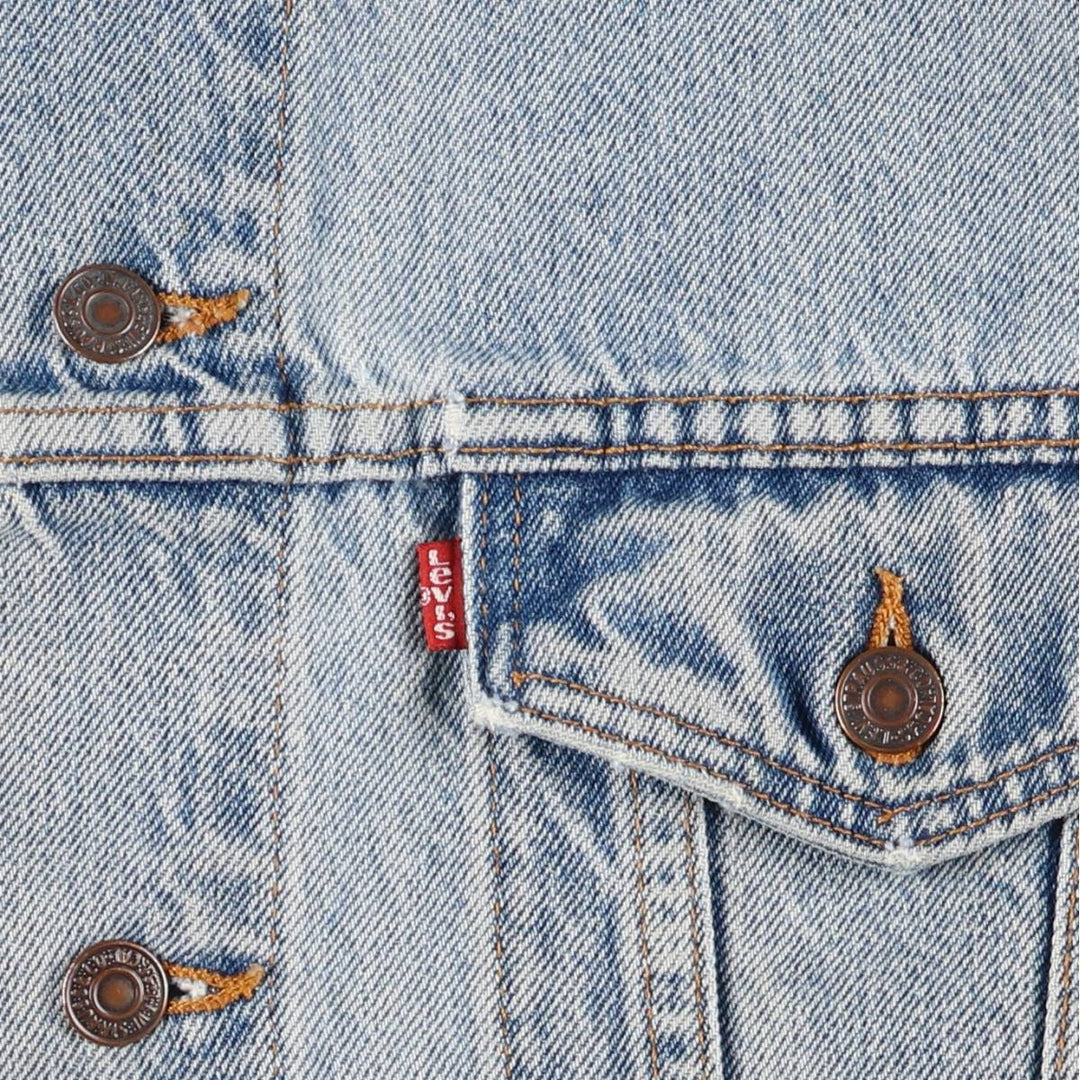 90'S Levi's 70507-0389 denim jacket, denim jacket, made in USA, men's size M, vintage cotton blue type Vintage Second Hand