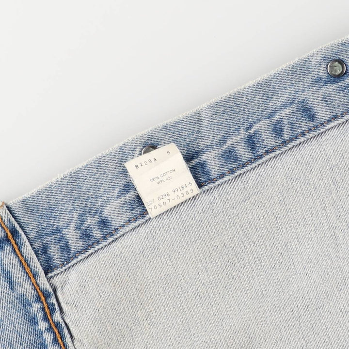 90'S Levi's 70507-0389 denim jacket, denim jacket, made in USA, men's size M, vintage cotton blue type Vintage Second Hand